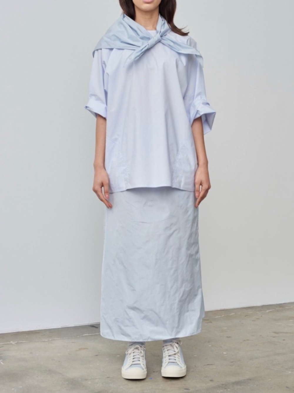 SOFIE D'HOORE Bendol LS Top - Waterfall